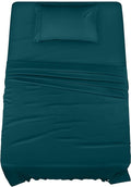 Utopia Bedding Twin Bed Sheets Set - 3 Piece Bedding - Brushed Microfiber - Shrinkage and Fade Resistant - Easy Care (Teal Green)