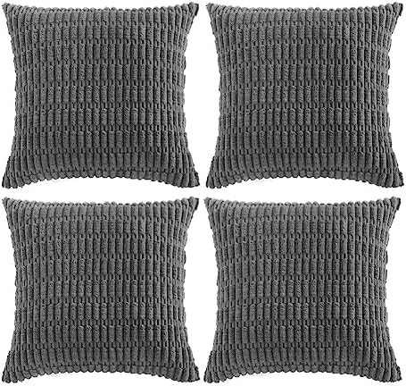 Fancy Homi 4 Packs Decorative Throw Pillow Covers by Fancy+Homi