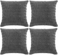 Fancy Homi 4 Packs Decorative Throw Pillow Covers by Fancy+Homi