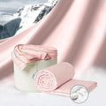 Vesta Silk-Filled Summer Lightweight Comforter, Washable Cooling Blanket for Hot Sleepers, Long Staple Mulberry Silk, Moisture & Thermal Control (King, Heavenly Pink)