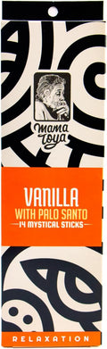 Vanilla with Palo Santo Incense Sticks (14 Mystical Sticks) Relaxation –Comforting, Purifying & Handcrafted Natural Aroma