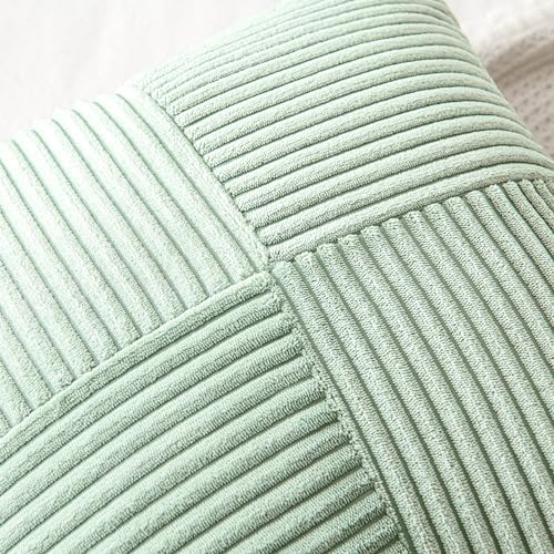 MIULEE Mint Decorative Throw Pillow Covers - Image 2