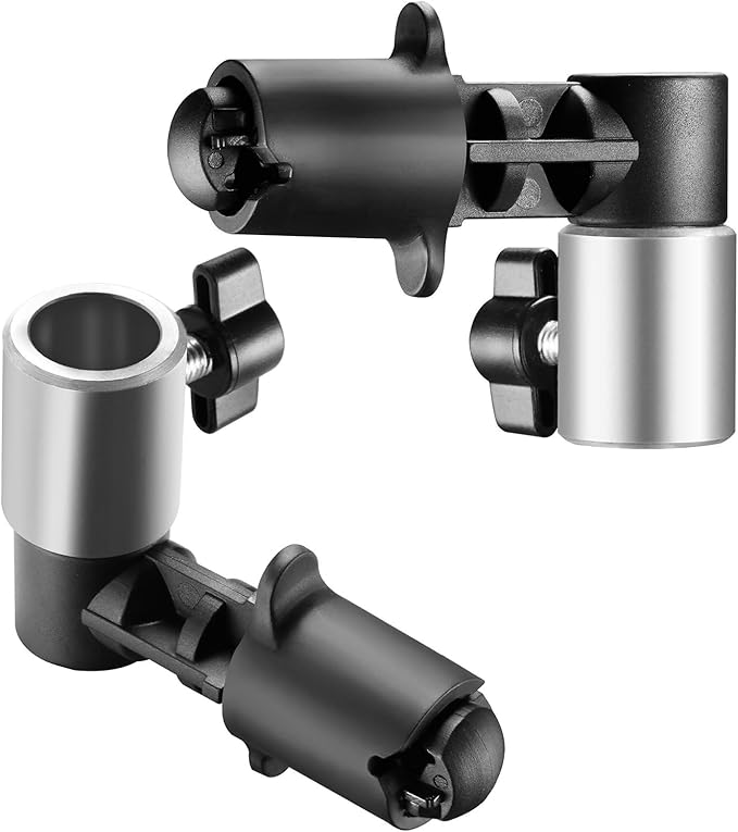 2 Pack Reflector Holder Clips,Backdrop Clamp,Photography Studio Reflector Disc Holder Clip Positioning Clamp Mount Adapter for Light Stand with 5/8" Stud