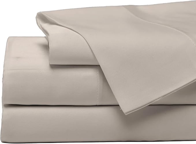 Cozy Earth Luxury Bed Sheet Set - 100% Viscose from Bamboo Fabric, Ultra-Soft & Breathable, Fits Regular & Deep Pocket Mattresses up to 20" - 4 Pieces Queen Sheet Set Driftwood