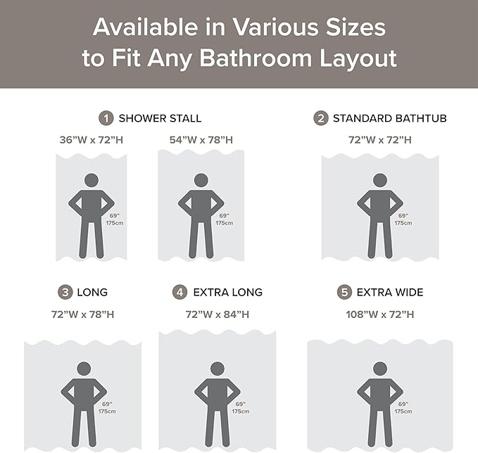 Madison Park Spa Waffle Shower Curtain Pieced Fabric with 3M Scotchgard Moisture Management Modern Home Bathroom Decorations, Stall 54"x78", Taupe