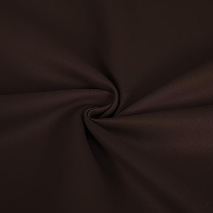 Curtains 108 Inches Long 2 Panels Set, Blackout Curtains for Bedroom Living Room, Thermal Insulated Grommet Room Darkening Drapes for Privacy Home Decor Windows(W52 x L108, Chocolate)