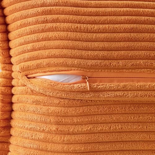 MIULEE Fall Burnt Decorative Lumbar Throw Pillow Covers 12x20 Inch - Image 3