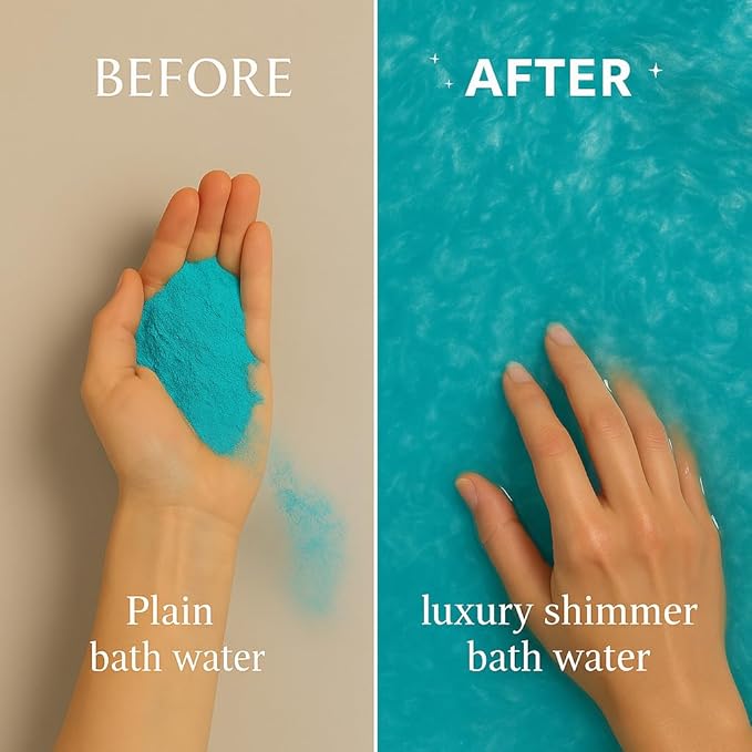 Raspberry Shimmer Bath Bomb in A Bag - Handmade Scented Bath Bombs for Women,Kids and Men - Bulk Bathbomb Fizzies Perfect for Boys and Girls All Ages (Large, Turquoise)