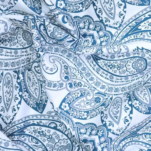 Feather & Stitch 100% Cotton Sateen 500 TC Full Size Bed Sheet Set - Image 5