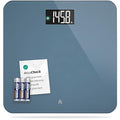 Greater Goods Digital AccuCheck Bathroom Scale for Body Weight, Capacity up to 400 lbs, Batteries Included, Stone Blue