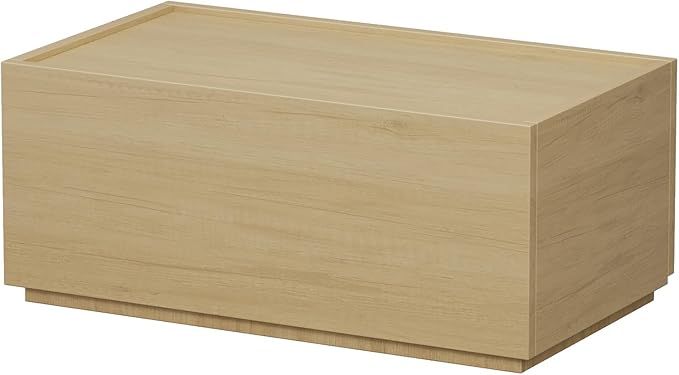 Modular Stackable Drawers, Modular Storage Bedroom Furniture Set Modern Nightstand - Storage Cabinet, Bedside Table, Sofa End Table for Bedroom Living Room Hallway Entryway Oak Large 26"