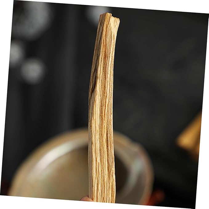 2Pcs Santo Wood Incense Sticks for Meditation and Smudging Natural Sacred Brazilian Smudge Sticks for Home Yoga Office and Ceremony Fragrance to Sleep and Negative Energy