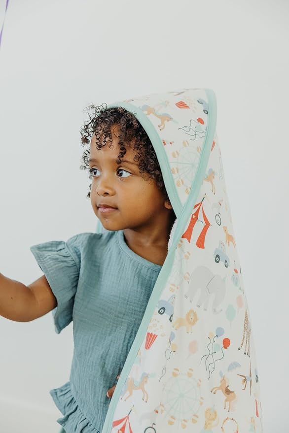 Copper Pearl Hooded Bath Towels Premium Knit/Terry Cloth Baby Towels with Hood, Pockets, and Cool Designs - Great to Gift and Make Bath Time Fun - Baby Bath Towel, Bailey