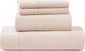 UGG Cali King Sheet Set 4-Piece Luxury Cooling Sheets Deep Pockets Premium Bedding with 2 Shams Hypoallergenic Machine Washable Soft Lightweight Bed Set for Room, California King, Shell Pink (Hedi)