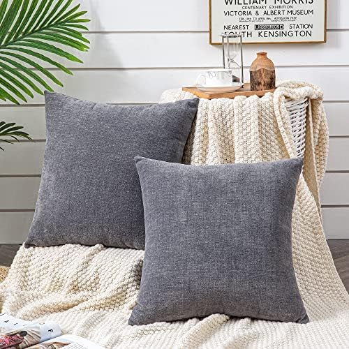 GAWAMAY Decorative Square Throw Pillow Covers 18"x18" Inch Set of 2, Super Soft - Image 2