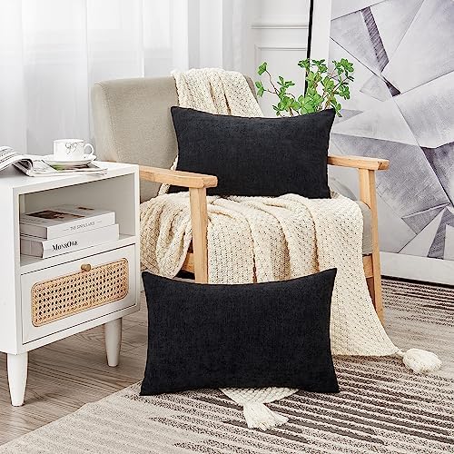 GAWAMAY Lumbar Pillow Cover Decorative Rectangle Throw Pillow Covers 12"x20" - Image 4
