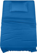 Utopia Bedding Twin Sheet Set – 3 Piece Bed Sheets for Twin Size Bed, Soft and Breathable Microfiber, Includes 1 Fitted Sheet, 1 Flat Sheet and 1 Pillowcase (Dusk Blue)