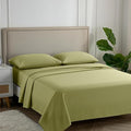 Carressa Linen California King Egyptian Cotton Sheet Sets - 600 Thread Count Cal King Cotton Sheet Set (4 PC, Herb Garden), Extra Soft, Cooling, 16" Deep Pocket Sateen Weave Luxury Hotel Bed Sheets