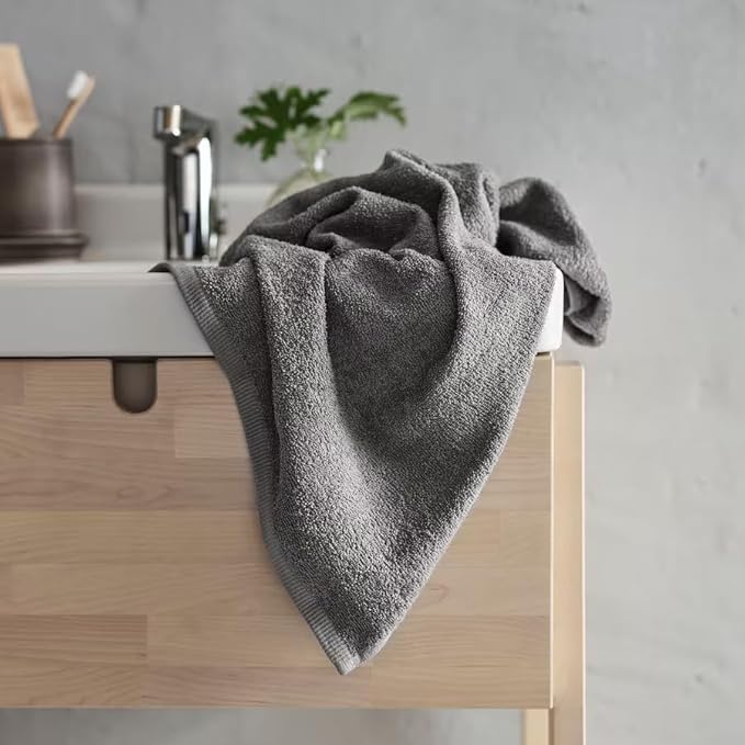 Delara 100% Organic Cotton Towels 650 GSM Plush Feather Touch Quick Dry Bath Towel, Pack of 4 GOTS Certified, Oeko-Tex Green Certified, Organic Cotton Bath Towel, 30"X58"