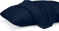 Pillow Covers by Utopia Bedding - Queen Size 2-Pack – Soft Brushed Microfiber – Perfect for Hospitals, Hotels, Guest Rooms – Oeko-TEX Certified, 20x30 Inches (Navy)