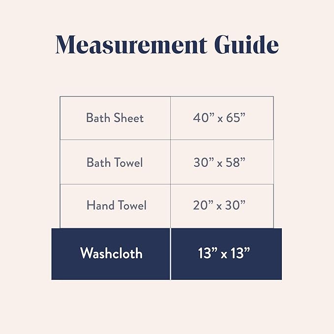 Brooklinen Super-Plush Turkish Cotton Washcloths Set of 2 Cotton, 820 GSM, Highly Absorbent, Machine Washable, Perfect for Home & Bathroom (13" x 13", Smoke Grey)