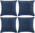 Fancy Homi 4 Packs Decorative Throw Pillow Covers by Fancy+Homi