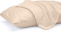 Pillow Covers by Utopia Bedding - Queen Size 2-Pack – Soft Brushed Microfiber – Perfect for Hospitals, Hotels, Guest Rooms – Oeko-TEX Certified, 20x30 Inches (Beige)