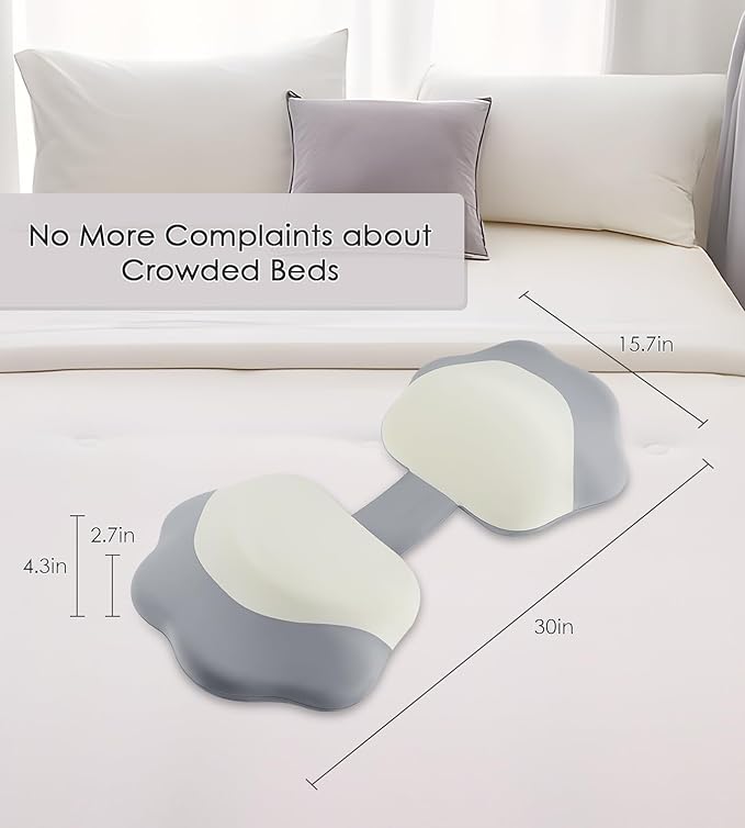 Pregnancy Pillows for Sleeping, Memory Foam Maternity Pillow Support for Back Belly HIPS, Adjustable Travel Wedge Pillow for Pregnant Women, Side Spleeping Pregnant Pillows with Cooling Pillowcase