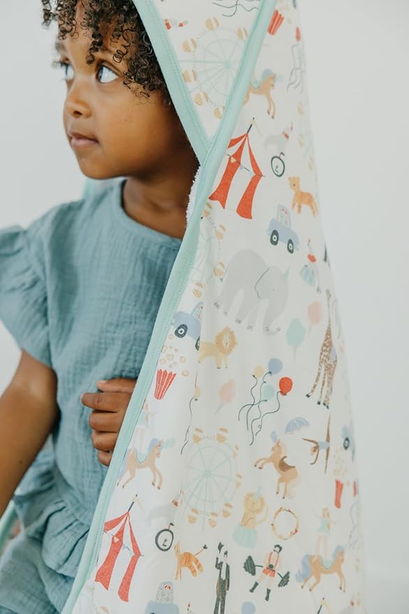 Copper Pearl Hooded Bath Towels Premium Knit/Terry Cloth Baby Towels with Hood, Pockets, and Cool Designs - Great to Gift and Make Bath Time Fun - Baby Bath Towel, Bailey