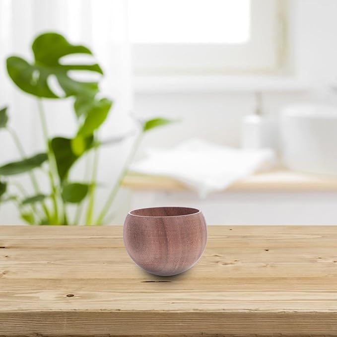 GANAZONO Essential Oil Diffuser Wood Aromatherapy Stand Small Walnut Scented Diffuser for Home and Office Aroma Diffusing Decoration