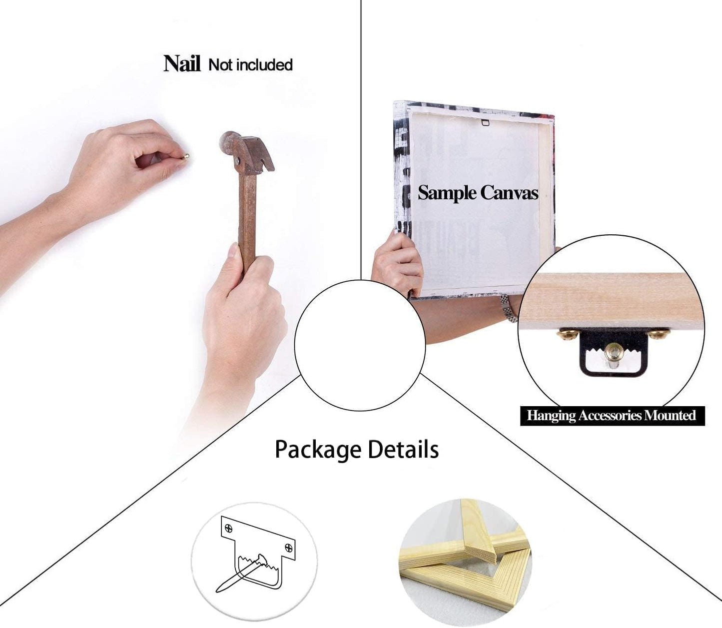 10 Time Wasters Inspirational Canvas Wall Art for Office Motivational Positive Quote Poster Wall Decor Paintings Wooden Framed Artwork Living Room Bedroom Home Decoration Ready to Hang [18''W x 24''H]