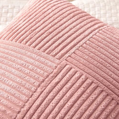 MIULEE Blush Pink Decorative Throw Pillow Covers - Image 2