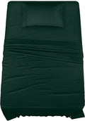 Utopia Bedding Twin Bed Sheets Set - 3 Piece Bedding - Brushed Microfiber - Shrinkage and Fade Resistant - Easy Care (Emerald Green)