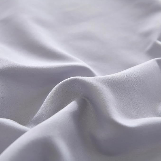 Bed Skirt Full Size Ruffled Bed Skirt with Split Corners, Full Bed Skirts 14 Inch Drop with Platform, 14'' Full, Silver Gray