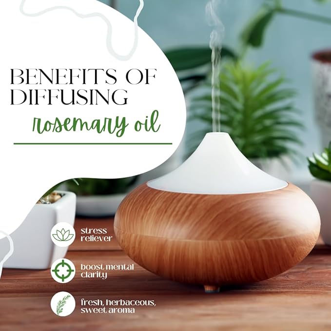 Rosemary Essential Oil - 1 Gallon - Plastic Jug - 100% Pure & Uncut - GreenHealth