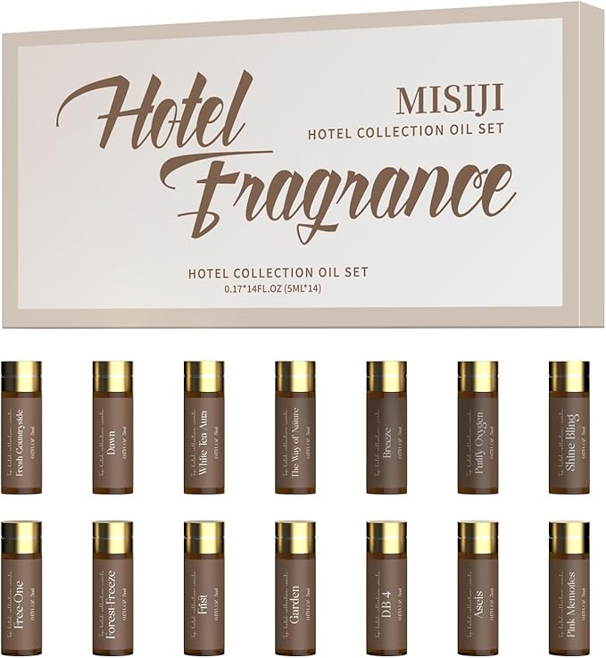 Hotel Diffuser Oil Set,Hotel Scent Essential Oils for Diffuser for Home,Luxury Fragrance Oil for Aromatherapy,14 x 5 ML