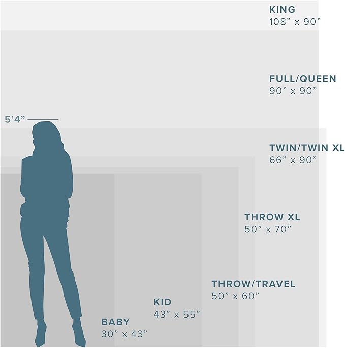 Bare Home Fleece Blanket - Full/Queen - Ultra-Soft Lightweight for Bed, Sofa, and Couch - Luxury Microplush - Cozy Warm Blanket (Full/Queen, Plum)