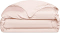 Cozy Earth Luxury Duvet Cover King - 100% Viscose from Bamboo - Ultra-Soft, Cooling & Lightweight Duvet Cover - Temperature-Regulating Bedding with Concealed Zip & Interior Snap Closures - Peony