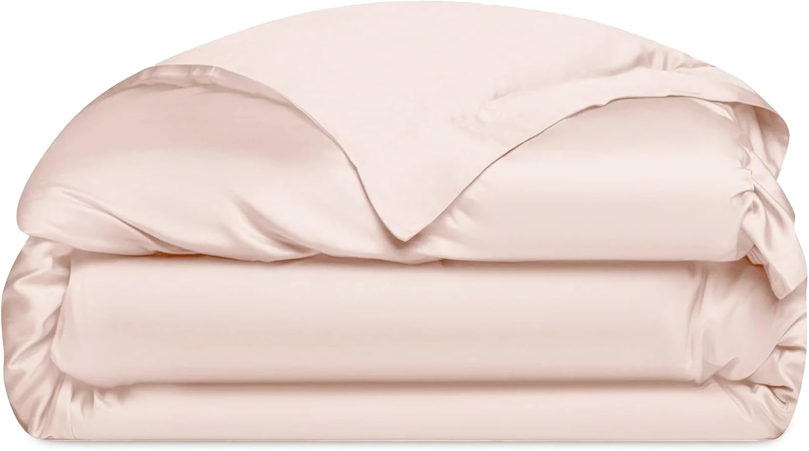 Cozy Earth Luxury Duvet Cover Queen - 100% Viscose from Bamboo - Ultra-Soft, Cooling & Lightweight Duvet Cover - Temperature-Regulating Bedding with Concealed Zip & Interior Snap Closures - Peony