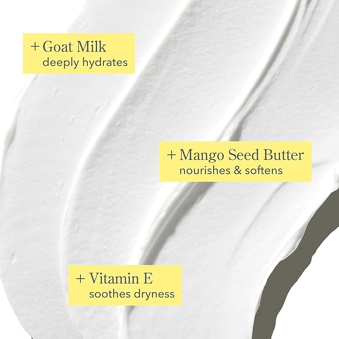 Beekman 1802 Whipped Body Cream, Honey & Orange Blossom - Scented - 8 oz - Intensely Hydrating & Softens Skin - With Goat Milk - Good for Sensitive Skin - Cruelty Free