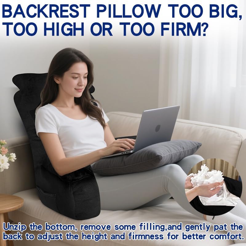 YDCEULARDOH Reading Pillow for Bed Adult – Large Bed Pillow - Image 5