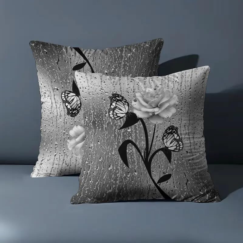 2pcs Elegant Decorative Throw Pillow Cover by Unknown