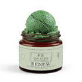Emulsified Face Sugar Scrub, Organic squalane oil/Castor oil: Tremella Mushroom/Chamomile/Gotu Kola/Calendula/White Kaolin Clay, Manuka Honey-Gentle exfoliant-Dry/Sensitive/Mature skin (RENEW)
