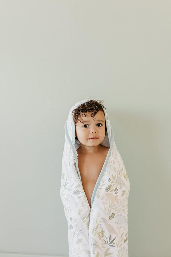 Copper Pearl Hooded Bath Towels Premium Knit/Terry Cloth Baby Towels with Hood, Pockets, and Cool Designs - Great to Gift and Make Bath Time Fun - Baby Bath Towel, Rex