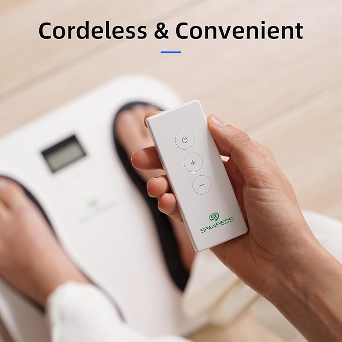 Transcutaneous Electrical Nerve Stimulator, Foot Massager, TENS & EMS for Pain Relief, 10 Modes and 20 Levels with Remote Control, Neuropathy, Relieve Swelling, Cramps, Plantar Fasciitis