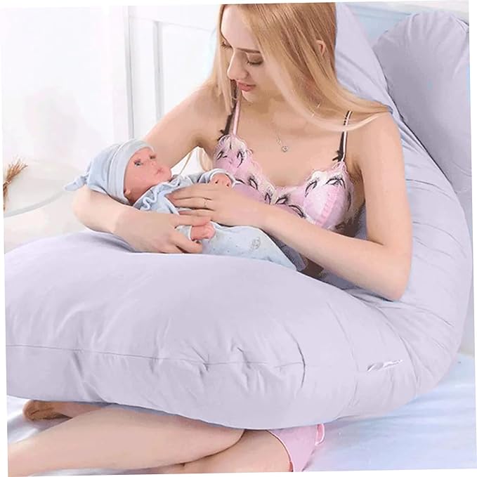 U Shaped Pregnancy Pillow, Soft & Comfortable Maternity Pillow, Washable Provides Sleep and Pregnancy Support, for Women Supplies, Maternity