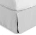 Bare Home Kids Twin Bed Skirt - 15-Inch Tailored Drop Easy Fit - Bed Skirt for Beds - Center & Corner Pleats (Twin, Light Grey)