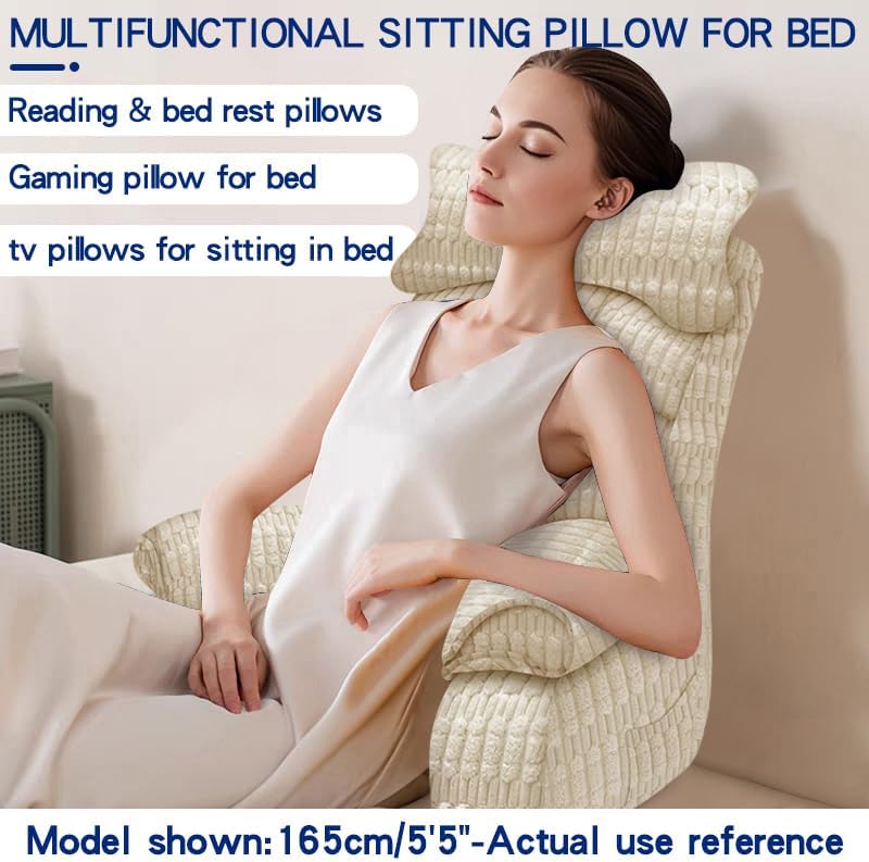 YDCEULARDOH Reading Pillow for Bed Adult – Large Bed Pillow - Image 4