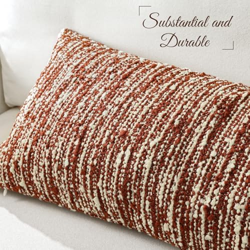 Artscope Lumbar Throw Pillow Cover 12x20 Inch Set of 2 Super Thick Pillow Cover - Image 3