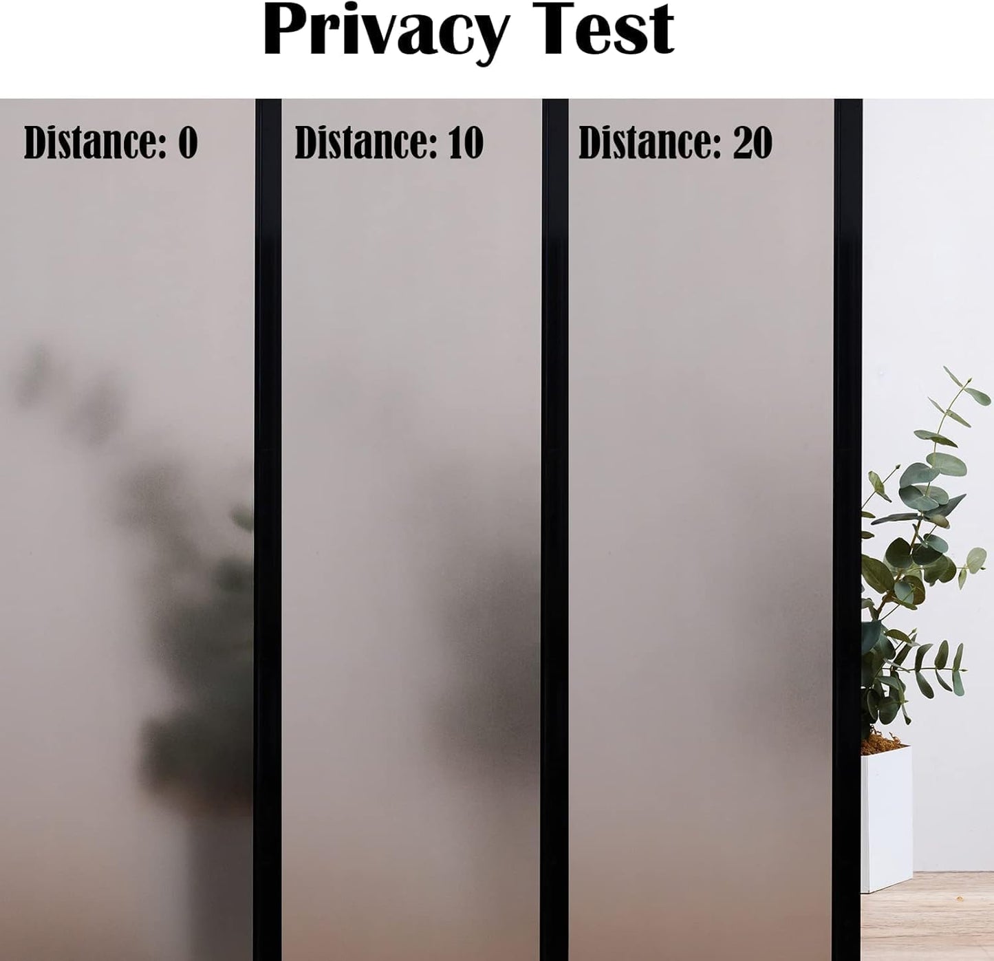 Niviy Window Darkening Film Day and Night Privacy Window Cling Sun Blocking Glass Door Window Cover Gothic Decor for Bedroom,Garage, Renter House (Grey, 23.6 x 78.7 inch)